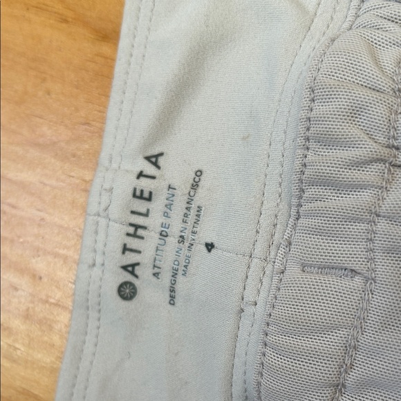 Athleta Grey Attitude Pants joggers - Picture 2 of 3